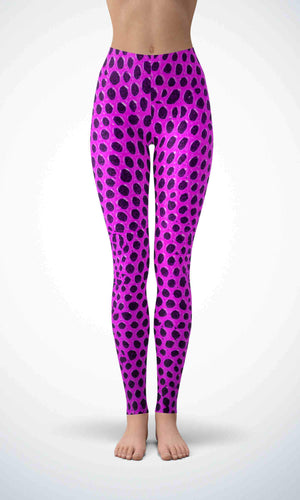 Pink snake skin legging for workout yoga gym running - alien wing active