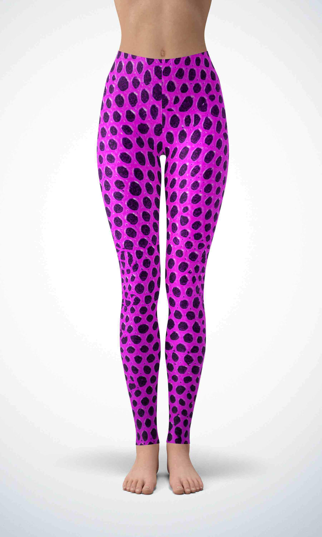 Pink snake skin legging for workout yoga gym running - alien wing active