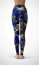 Load image into Gallery viewer, Dragon and bird legging for workout yoga gym running - alien wing active