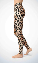 Load image into Gallery viewer, Brown lion skin legging for workout yoga gym running - alien wing active