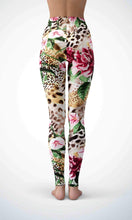 Load image into Gallery viewer, Tiger in flower legging for workout yoga gym running - alien wing active