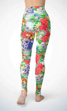 Load image into Gallery viewer, Pink pineapple legging for workout yoga gym running - alien wing active