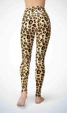 Load image into Gallery viewer, Brown tiger print legging for workout yoga gym running - alien wing active