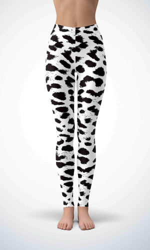 Pink paiting legging for workout yoga gym running - alien wing active