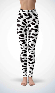 Pink paiting legging for workout yoga gym running - alien wing active