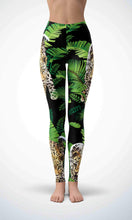 Load image into Gallery viewer, Tiger with jungle legging for workout yoga gym running - alien wing active