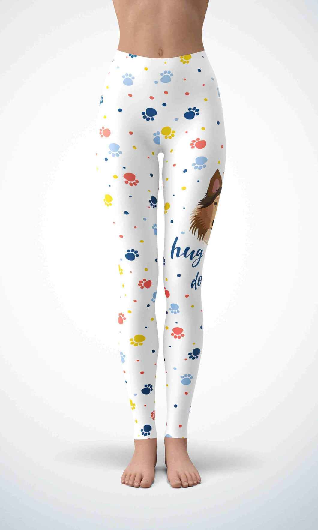 Cute doggie legging for workout yoga gym running - alien wing active
