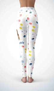 Cute doggie legging for workout yoga gym running - alien wing active