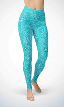 Load image into Gallery viewer, Deep sea legging for workout yoga gym running - alien wing active