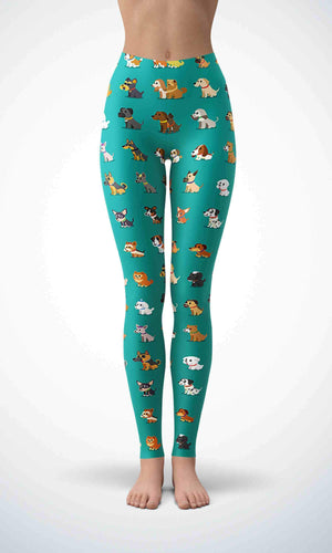 Lovely poppy legging for workout yoga gym running - alien wing active