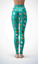 Load image into Gallery viewer, Lovely poppy legging for workout yoga gym running - alien wing active