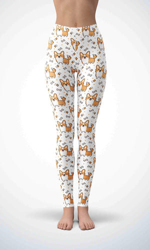 lovely corgi legging for workout yoga gym running - alien wing active