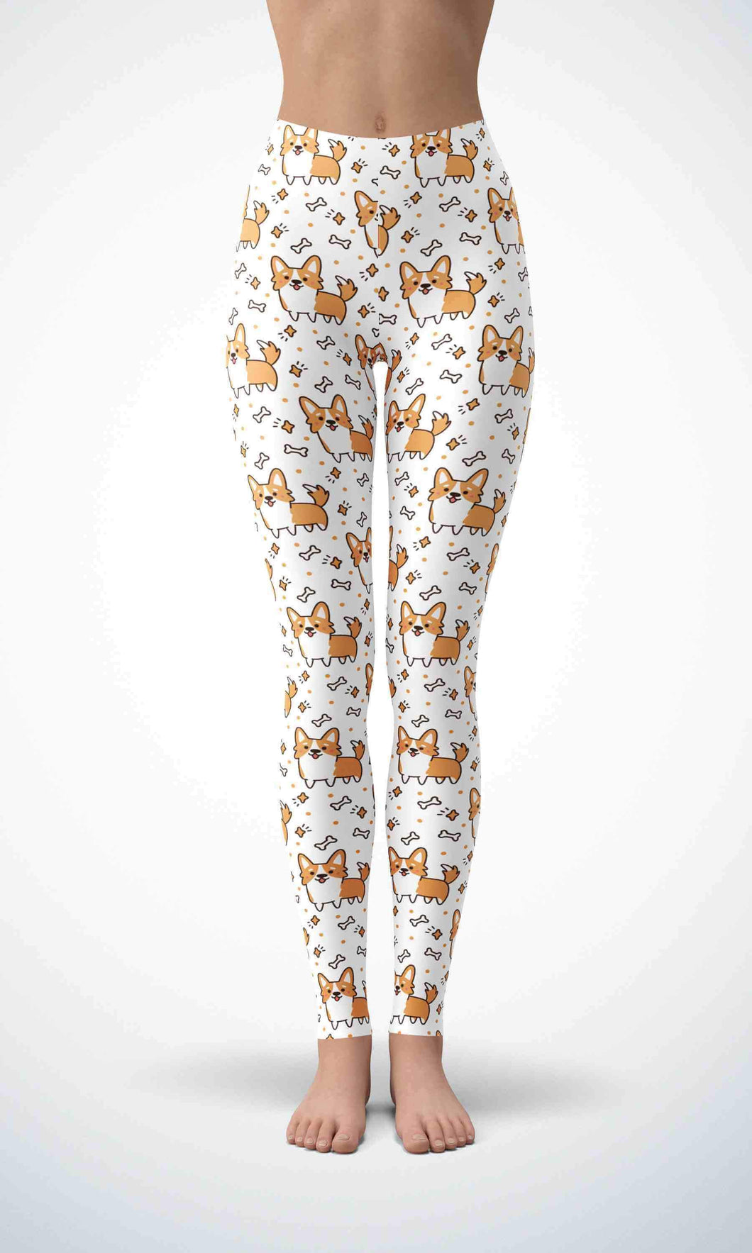 lovely corgi legging for workout yoga gym running - alien wing active