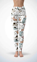Load image into Gallery viewer, Cute dulldog legging for workout yoga gym running - alien wing active