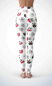 Very cute dog legging for workout yoga gym running - alien wing active
