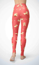 Load image into Gallery viewer, cute puppy legging for workout yoga gym running - alien wing active