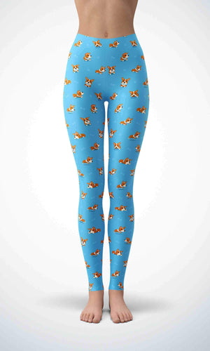 Cute doggie legging for workout yoga gym running - alien wing active
