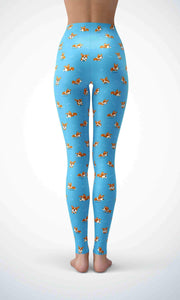 Cute doggie legging for workout yoga gym running - alien wing active