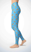 Load image into Gallery viewer, Cute doggie legging for workout yoga gym running - alien wing active
