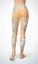 Load image into Gallery viewer, Yellow leopard legging for workout yoga gym running - alien wing active