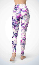 Load image into Gallery viewer, Blue mist legging for workout yoga gym running - alien wing active