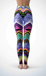 Happy skull legging for workout yoga gym running - alien wing active