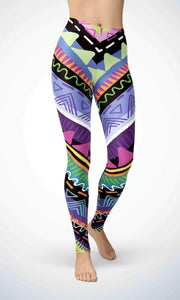 Happy skull legging for workout yoga gym running - alien wing active