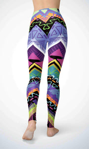 Happy skull legging for workout yoga gym running - alien wing active