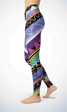 Load image into Gallery viewer, Happy skull legging for workout yoga gym running - alien wing active