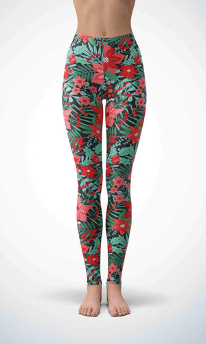 Red mapple legging for workout yoga gym running - alien wing active