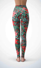 Load image into Gallery viewer, Red mapple legging for workout yoga gym running - alien wing active