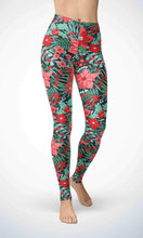 Load image into Gallery viewer, Red mapple legging for workout yoga gym running - alien wing active
