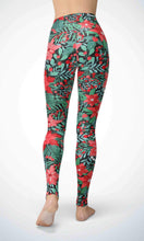 Load image into Gallery viewer, Red mapple legging for workout yoga gym running - alien wing active