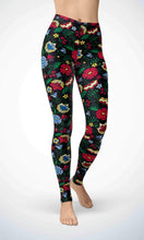 Load image into Gallery viewer, Flower garden legging for workout yoga gym running - alien wing active