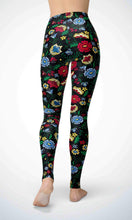 Load image into Gallery viewer, Flower garden legging for workout yoga gym running - alien wing active