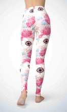 Load image into Gallery viewer, Pink rose legging for workout yoga gym running - alien wing active