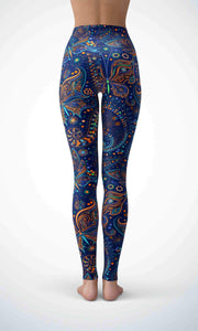 Night butterfly legging for workout yoga gym running - alien wing active