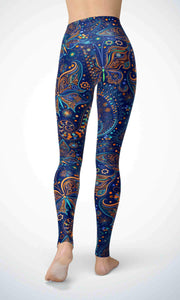 Night butterfly legging for workout yoga gym running - alien wing active