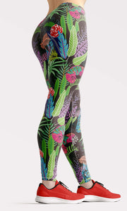 Darknight in jungle high waist yoga pants