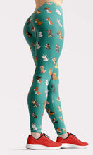 Load image into Gallery viewer, Green lovely doggie yoga pants for yoga fitness active-Alien active