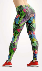 Darknight in jungle high waist yoga pants