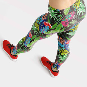 Darknight in jungle high waist yoga pants