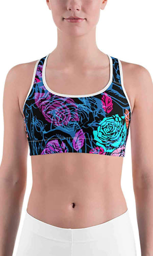 Rose garden-Activewear Running workout Tights, Gym Wear, Yoga Pants,Jogging,Running,Sports,Spin&Cycling, Dance, Netball, Travel, Life style - alienactive