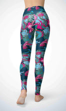 Load image into Gallery viewer, Dragon flower legging for workout yoga gym running - alien wing active