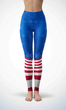 Load image into Gallery viewer, American spirit legging for workout yoga gym running - alien wing active