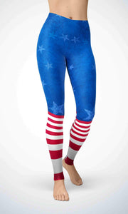 American spirit legging for workout yoga gym running - alien wing active