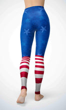 Load image into Gallery viewer, American spirit legging for workout yoga gym running - alien wing active