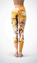 Load image into Gallery viewer, Maya wallpaper legging for workout yoga gym running - alien wing active