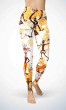 Load image into Gallery viewer, Maya wallpaper legging for workout yoga gym running - alien wing active