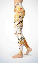 Load image into Gallery viewer, Maya wallpaper legging for workout yoga gym running - alien wing active